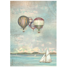 Stamperia Sea Land Rizspapír A4 Ballons Rice Paper (1 ív) decoupage papír