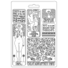 Stamperia Textúra alap A5, Klimt canvas / Stamperia Soft Mould (1 db)