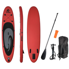  Stand Up Paddleboard ERŐS piros, fekete és szürke vizes játék