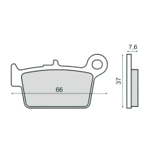 Standard Parts Fékbetétek Beta RR Standard Parts Futómű és fék alkatrészek Fékalkatrészek egyéb motorkerékpár alkatrész