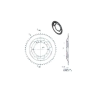 Standard Parts Hátsó lánckerék 52 foggal Peugeot 103 SP / MVL (préselt acél felnik) Standard Parts Kategorizálatlan termékek
