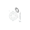 Standard Parts Hátsó lánckerék 54 fogas Peugeot 103 SPX / RCX (Grimeca felnik d.98mm) Standard Parts Kategorizálatlan termékek