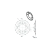 Standard Parts Hátsó lánckerék 56 fogas Peugeot 103 SPX / RCX (Grimeca felnik d.98mm) Standard Parts Kategorizálatlan termékek