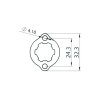 Standard Parts Rögzítőlemez 11 fogú lánckerékhez special Derbi Euro 2 / Euro 3 Standard Parts Kategorizálatlan termékek