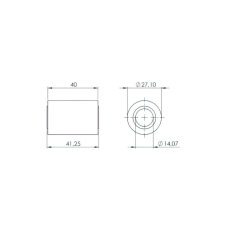 Standard Parts Silentblock persely / Puffer lengőkar 14x27x41,25x40 mm Yamaha DT / X-Limit egyéb motorkerékpár alkatrész