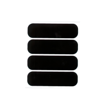 Standard Parts Sisakmatricák fényvisszaverő (4 db) fekete Standard Parts Sisakok és ruházat Kabát motoros kabát