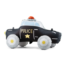 Standing foil balloon Police Car, mix, 90 x 41 cm party kellék