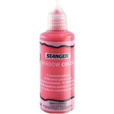 Stanger Kreatív üvegmatrica festék Stanger 80 ml piros üvegfesték