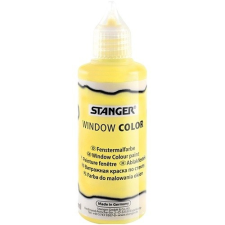 Stanger Kreatív üvegmatrica festék Stanger 80 ml sárga üvegfesték