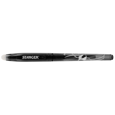 Stanger Zselés toll Stanger radírozható 0,7 mm Softgrip fekete toll