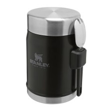 Stanley Classic 0,4L Ételhordó termosz evőeszközzel - Fekete (10-09382-083) uzsonnás doboz