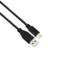 STANSSON CZ-251-D USB-A apa - USB-C apa 3.2 Adat és töltőkábel - Fekete (2m)