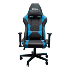 STANSSON UCE602BK gaming szék fekete-kék forgószék