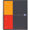 Staples Oxford Jegyzetfüzet 100104329 Szürke, Narancs, Piros DIN A4+ kockás Lapok száma: 80 (OXF006)