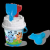 STAR Bluey: homokozó készlet vödörrel - 4 db-os