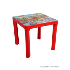 STAR PLUS Gyerek kerti bútor- műanyag asztal piros | Piros | gyermekbútor