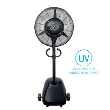  Star Progetti kültéri terasz ventilátor, UV szűrő, Fekete ventilátor