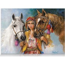 Star puzzle vidéki lány 1000 darabos puzzle, kirakós