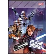  Star Wars/Clone Wars 2. osztályos vonalas füzet (vegyes minta), A5/16-32 - Unipap füzet