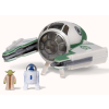 Star Wars - Csillagok háborúja Micro Galaxy Squadron 8 cm-es jármű figurával - Yoda's Jedi Starfi...