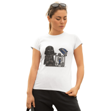  Star wars darth vader &amp; r2-d2 - Női Póló női póló