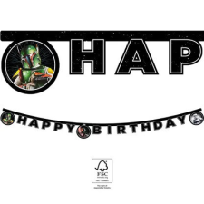 Star Wars Happy Birthday felirat galaxy 2m party kellék