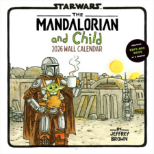  Star Wars The Mandalorian and Child 2026 Wall Calendar – Jeffrey Brown naptár, kalendárium