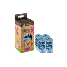 Starch Bag Komposztálható BIO zacskók ürülékhez 8 x 15 db, kék színben kutyafelszerelés