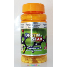 Starlife Biotin Star 60 db tabletta - Biotin (H-vitamin) tartalommal - StarLife vitamin és táplálékkiegészítő