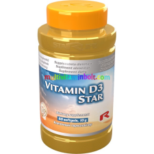 Starlife Vitamin D3 Star 2000 UI, 60 db lágyzselatin kapszula - StarLife vitamin és táplálékkiegészítő