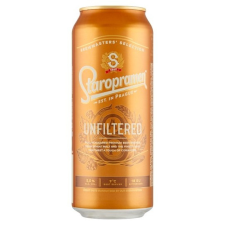  Staropramen Unfiltered minőségi világos, szűretlen sör 5% 0,5 l sör