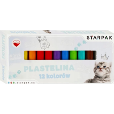 Starpak Cicás gyurma - 12 színű (536884) (STK PLA130) kreatív és készségfejlesztő