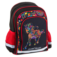 Starpak Lovas ergonomikus iskolatáska, hátizsák - Sweet horses, virágos (396187) iskolatáska