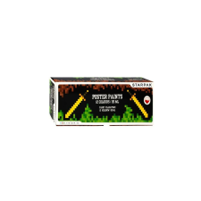 Starpak Pixel Game 12 színű plakát festék készlet tempera