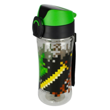 Starpak Pixel Game műanyag kulacs kulacs, kulacstartó