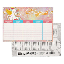 Starpak Unikornisos órarend / szorzótábla - Starpak órarend