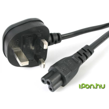 Startech 230V Lóhere Tápkábel Fekete 1m PXTNB3SUK1M kábel és adapter
