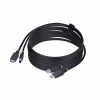 Startech - 3 m-es HDMI és USB 5 Gbps KVM kábel -