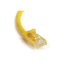 Startech 45PAT10MYL UTP CAT5e Patch kábel 10m Sárga kábel és adapter