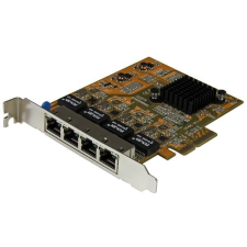 Startech 4-Port PCIe Gigabit Network Adapter Card kábel és adapter