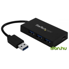Startech 4-Port USB Hub - USB 3.0 - USB-A to 3x USB-A and 1x USB-C hub és switch