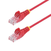Startech - 50 cm-es piros vékony CAT6 Ethernet kábel - N6PAT50CMRDS