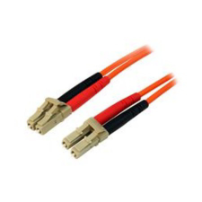 Startech 50FIBLCLC1 optikai patch kábel LC Duplex MM 1m - Narancssárga kábel és adapter