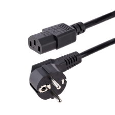 Startech 713E 250V Hálózati tápkábel 3m - Fekete kábel és adapter