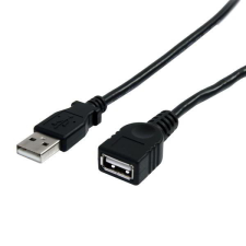 Startech - Black USB 2.0 Extension Cable A to A - M/F - 3M kábel és adapter