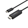 Startech CDP2HD3MBNL USB-C - HDMI (apa - apa) kábel 3m - Fekete