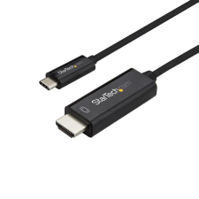 Startech CDP2HD3MBNL USB-C - HDMI (apa - apa) kábel 3m - Fekete kábel és adapter