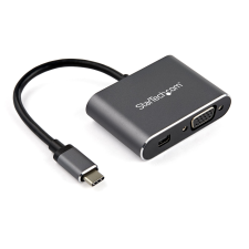 Startech CDP2MDPVGA USB-C apa - Mini DisplayPort/VGA anya Adapter kábel és adapter