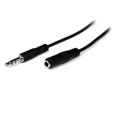 Startech .com 1m 3.5mm audio kábel Fekete (MU1MMFS) kábel és adapter
