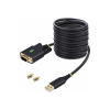 Startech .com 1P10FFC-USB-SERIAL soros kábel Fekete 3 M USB A típus DB-9 (1P10FFC-USB-SERIAL)